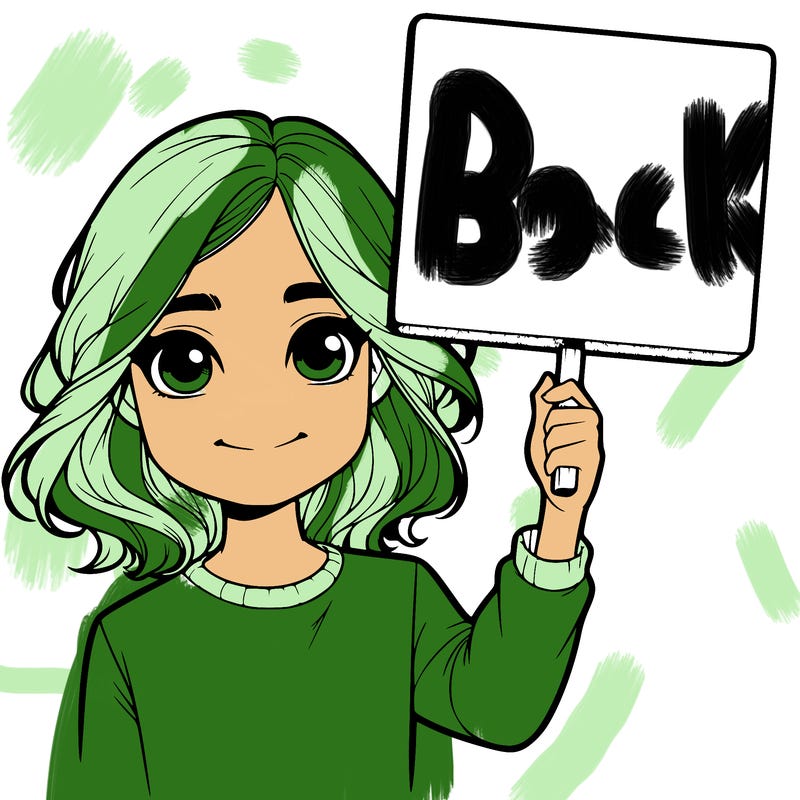 realistic girl holding up a sign