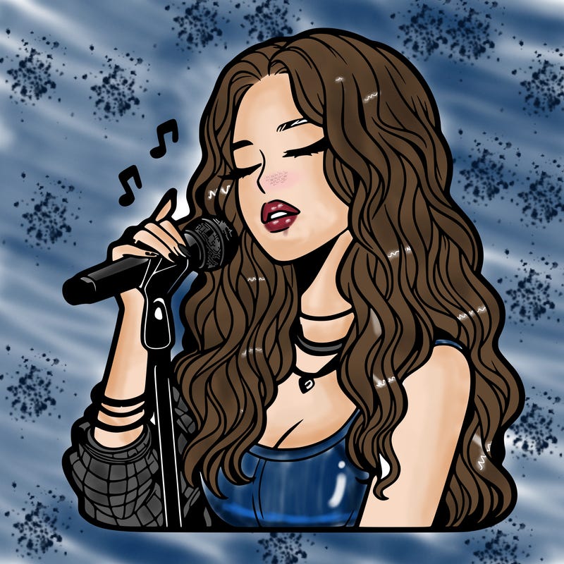 realistic female singer