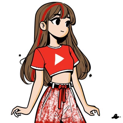 girl in a cute crop top