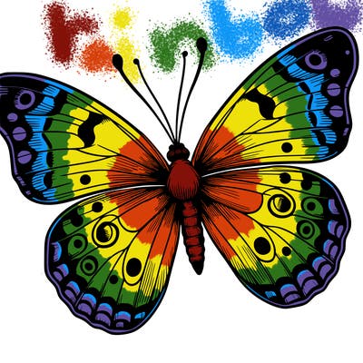 a butterfly realistic