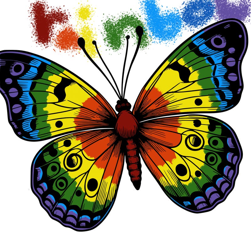 a butterfly realistic