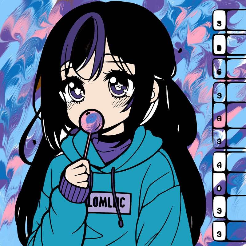 aesthetic girl anime cold