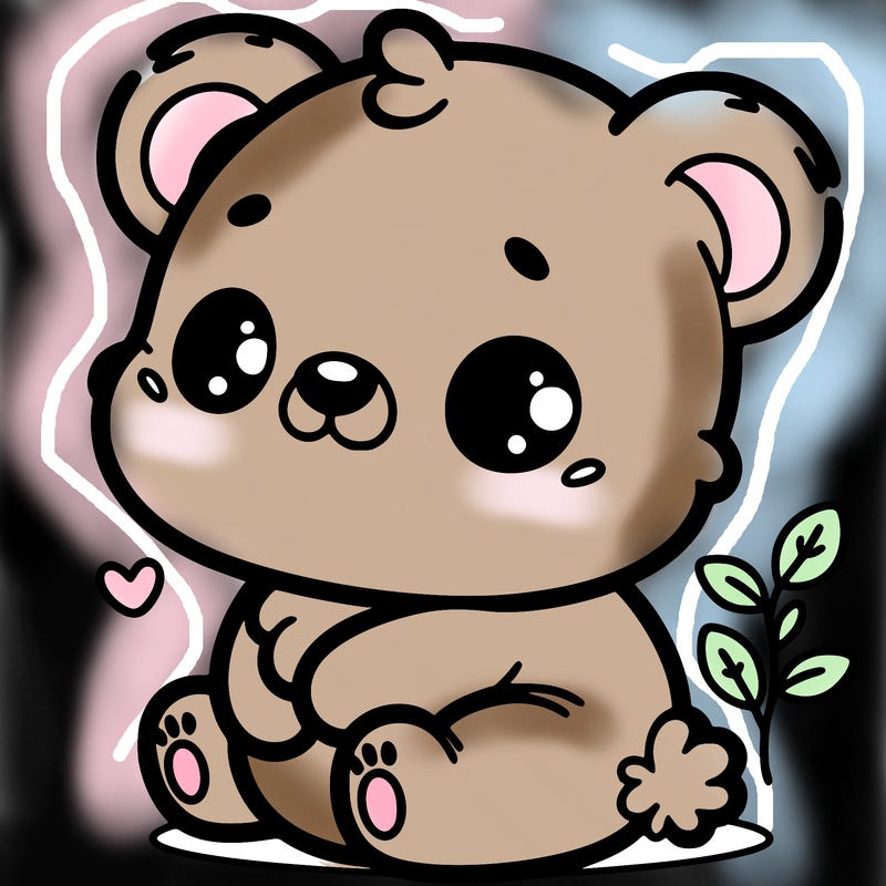 cute little baby bear