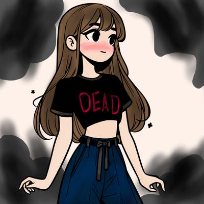 girl in a cute crop top