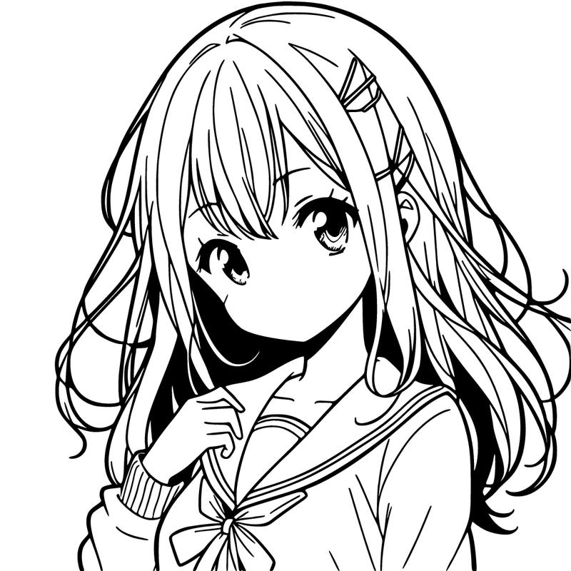 manga character girl