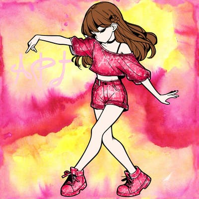 realistic girl danceing