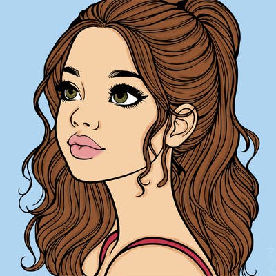 beautiful realistic girl