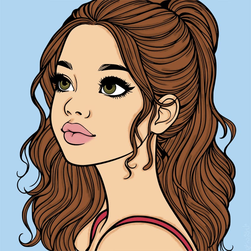 beautiful realistic girl