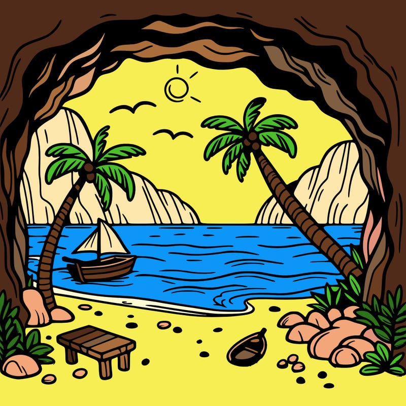 beach cave