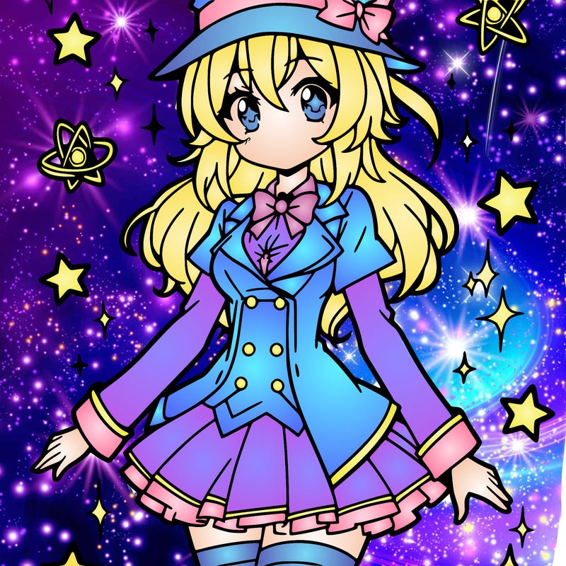 young magical girl anime