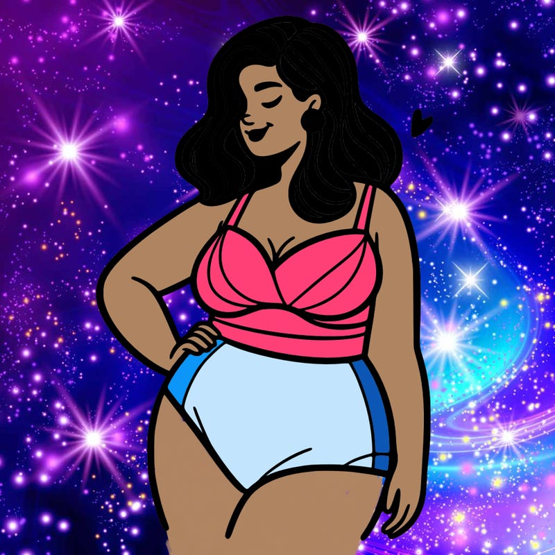 plus size woman bathing suit