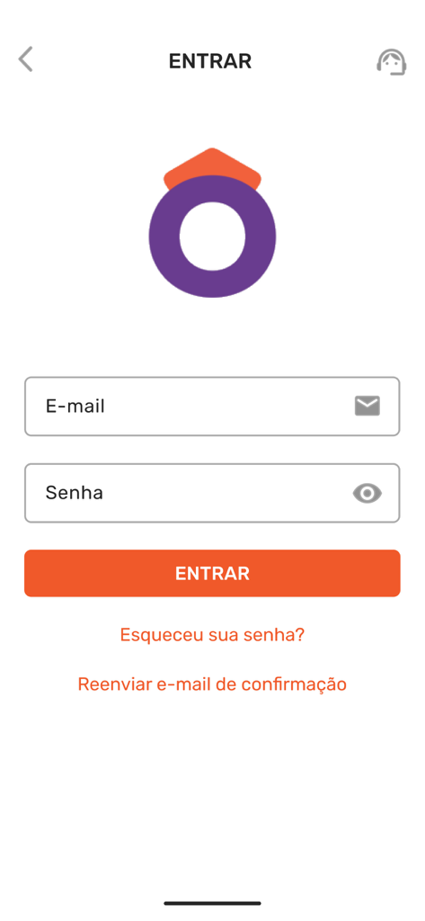 Peggô Market - Login screen of the Peggo Market app with email and password fields