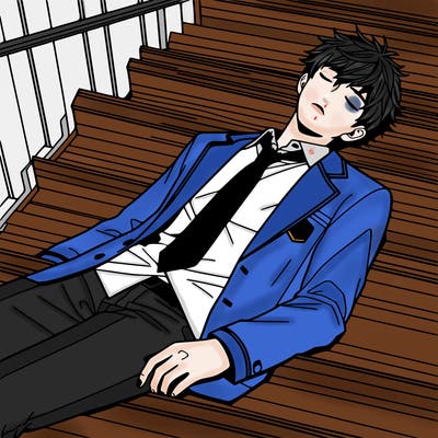 light yagami dead on the stairs death note realistic