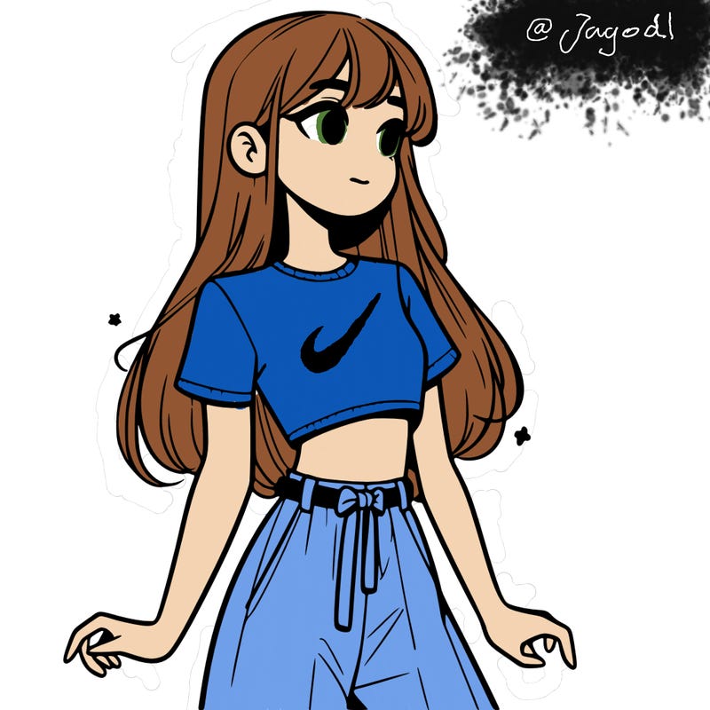 girl in a cute crop top