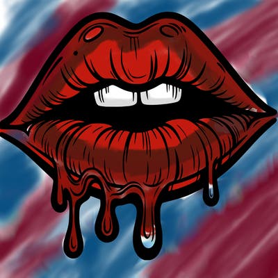 lips that look realistic and drip