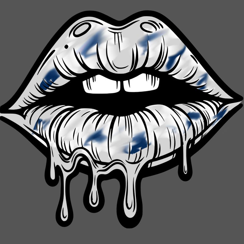 lips that look realistic and drip