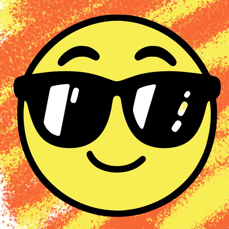 emoji with sunglasses