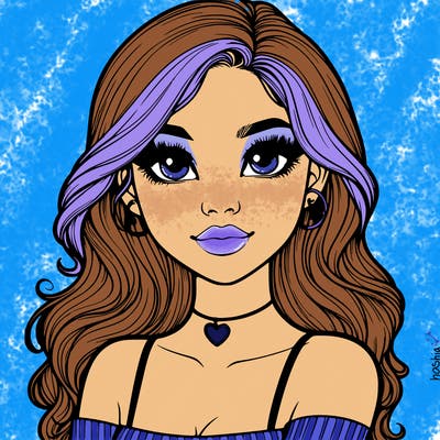realistic pretty girl