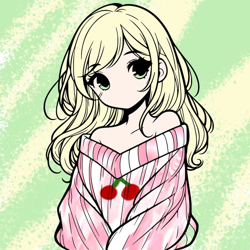 shy pretty girl wearing a sweater that is falling off one shoulder portrait