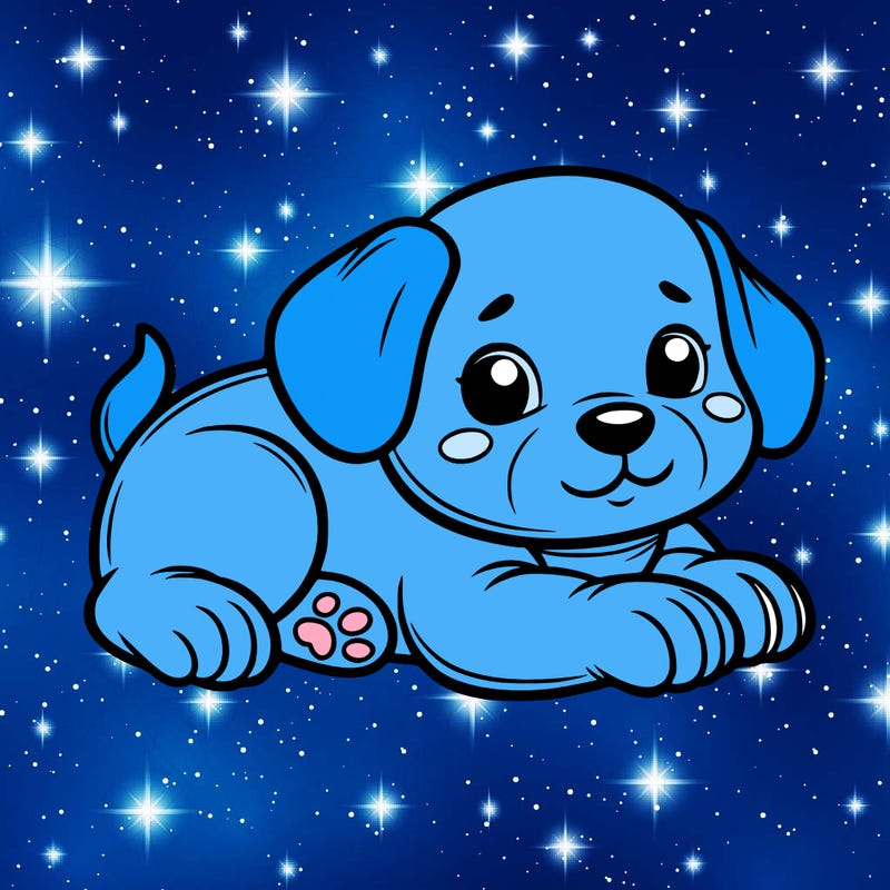 cute puppy laying down