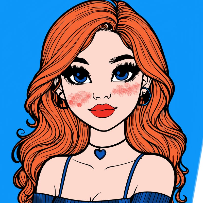 realistic pretty girl