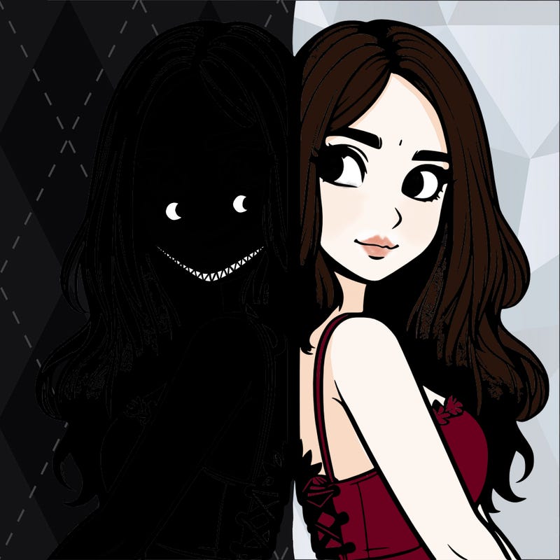 a realistic girl split