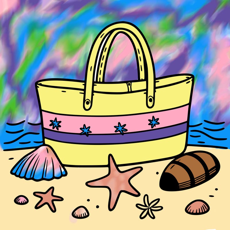 a beach bag