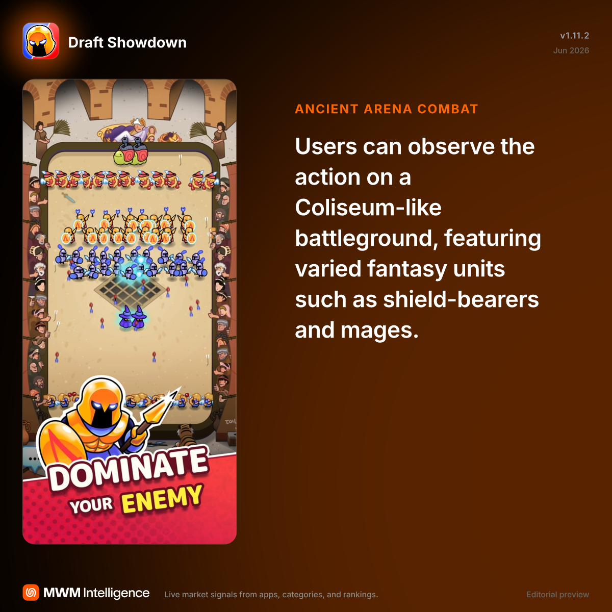 Draft Showdown - Games App | MWM