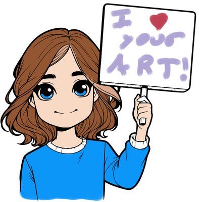 realistic girl holding up a sign