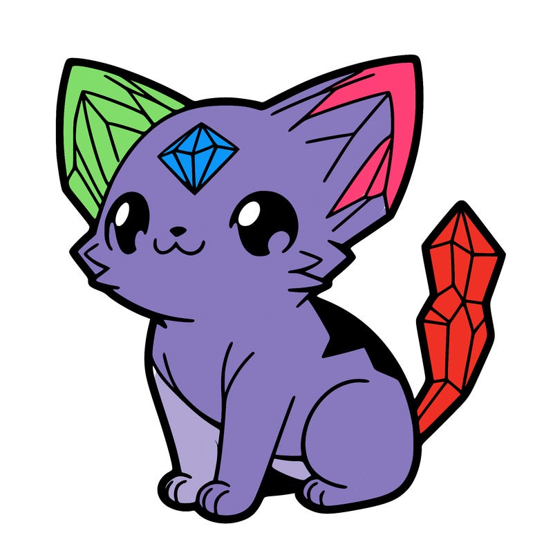 crystal kitten