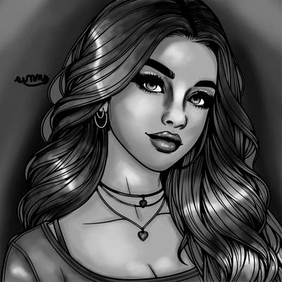 detailed realistic girl