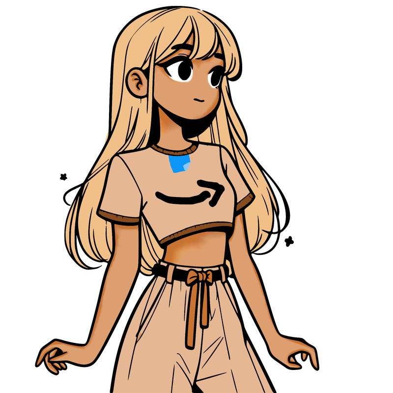 girl in a cute crop top