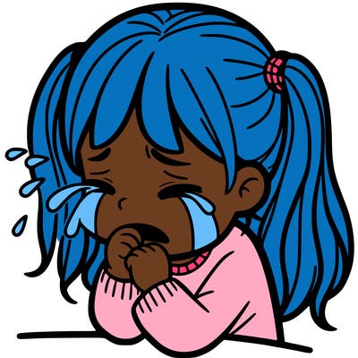girl crying