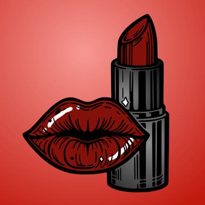 lips and lipstick