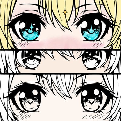 anime eyes