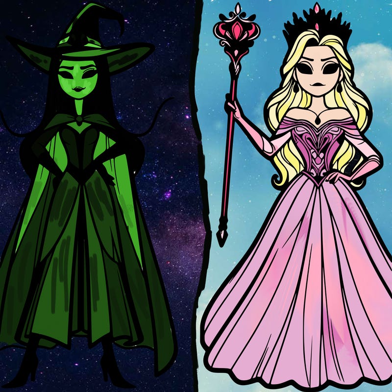 elphaba and glinda