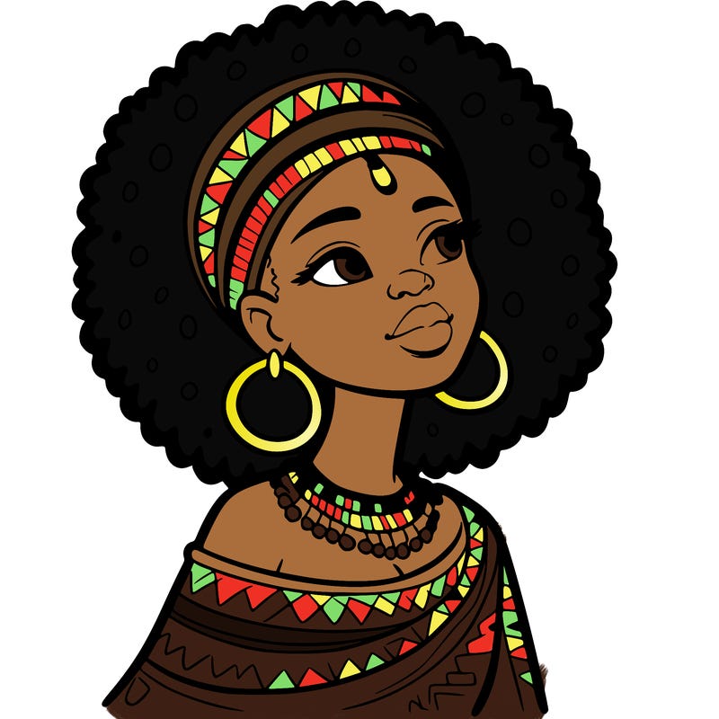 african woman