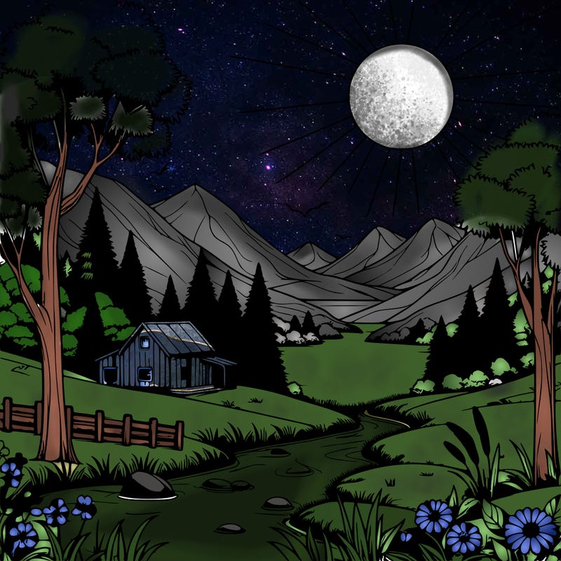 beautiful scenery realistic