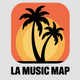 Los Angeles Music Map