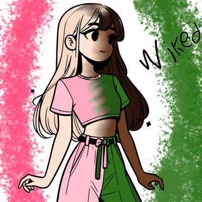 girl in a cute crop top