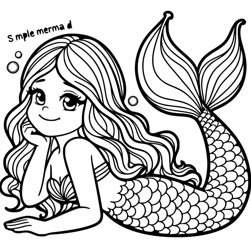 a really pretty mermaid