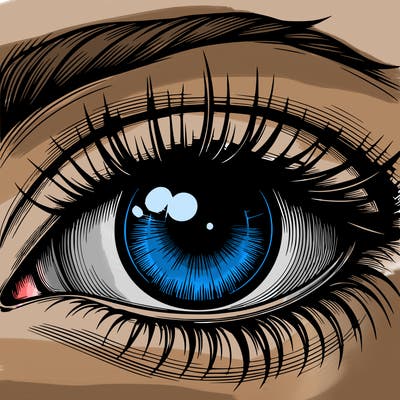 realistic eye