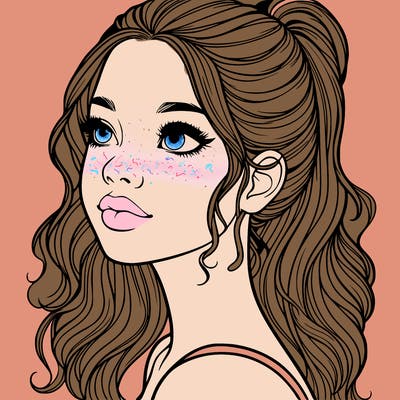 beautiful realistic girl