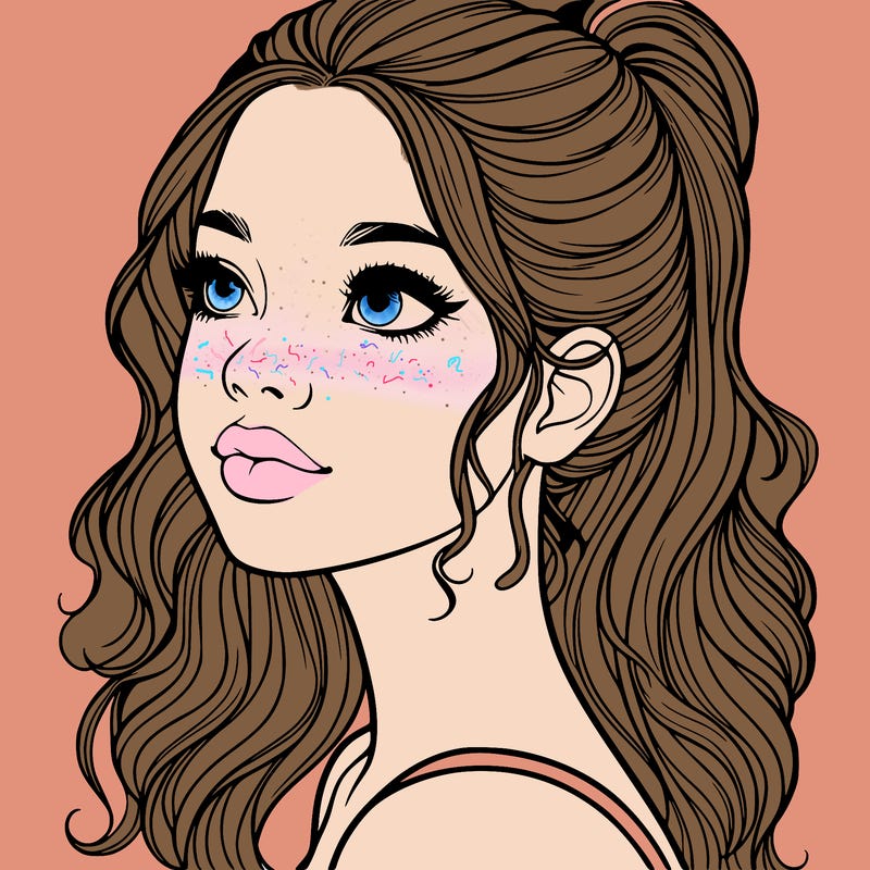 beautiful realistic girl