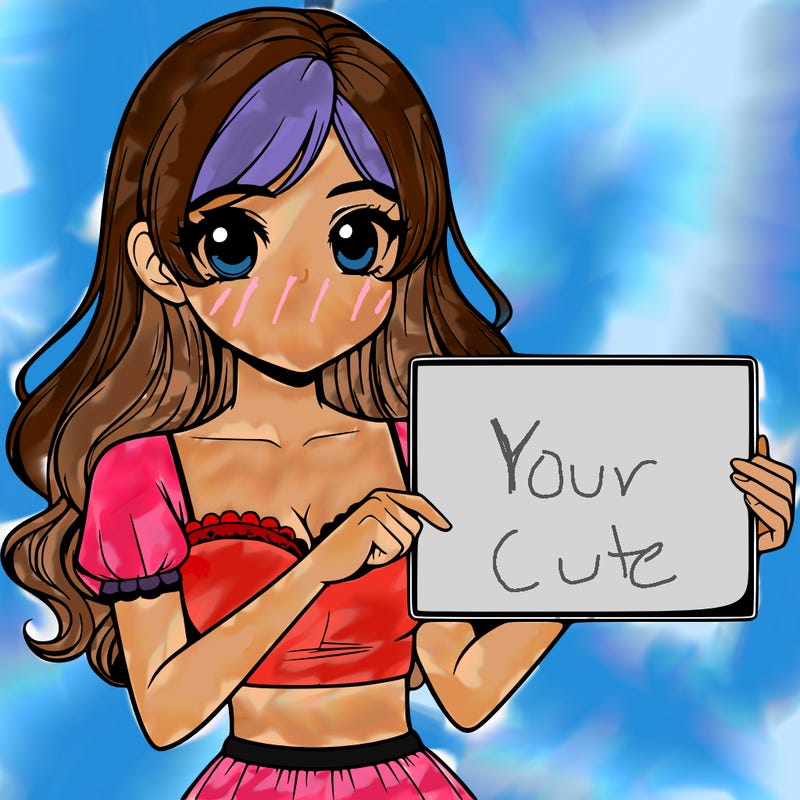 realistic pretty girl holding blank sign