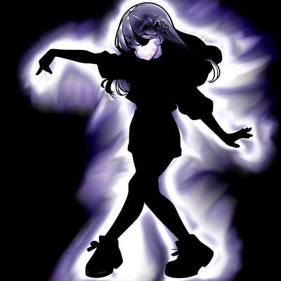 realistic girl danceing