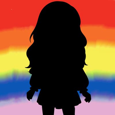 a realistic girl standing