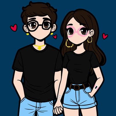 boyfriend and girlfriend