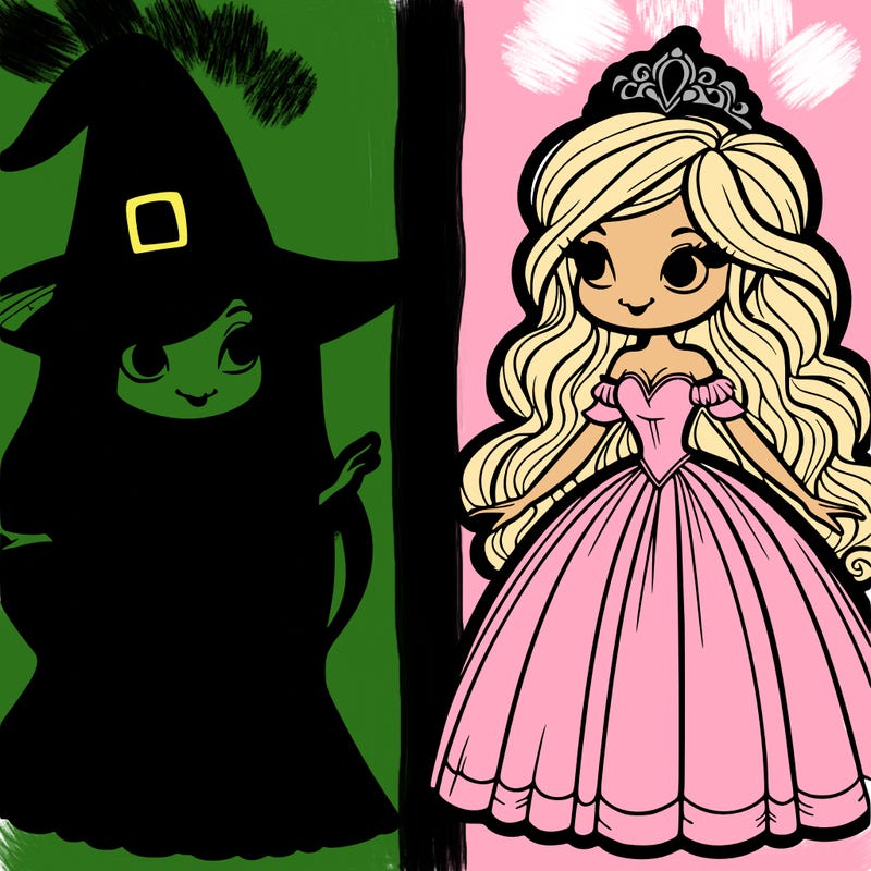 elphiba and glinda
