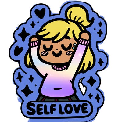 self-love sticker